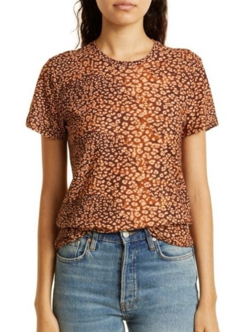 Ulla Johnson Estelle Animal Print Tee
